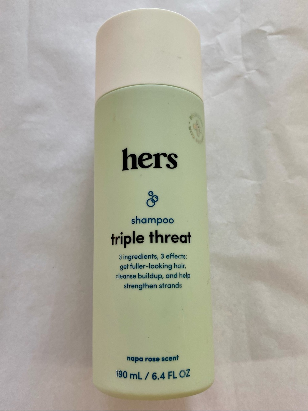 hers Triple Threat Shampoo - napa rose scent